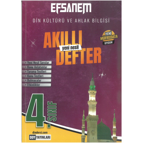 Ddy 4.sınıf Din Kültürü Ve Ahlak Efsanem Defter 2026 - 2027