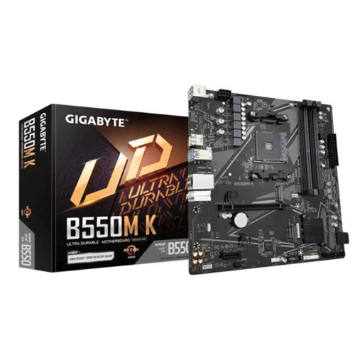GIGABYTE B550M K DDR4 4733MHZ 1XHDMI 1XDP 1XM.2 MATX AM4 (AMD AM4 5000/5000G/4000G/3000/3000G SERİLE