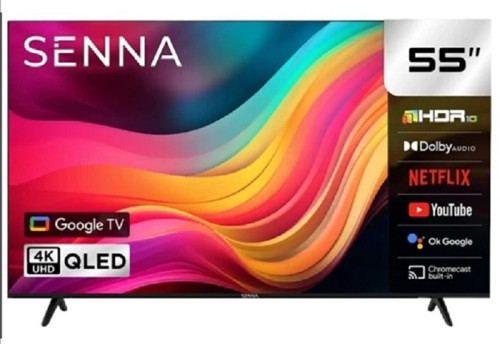 55SQ90F3UA 4K Ultra HD 55" 140 Ekran Uydu Alıcılı Google Smart QLED TV