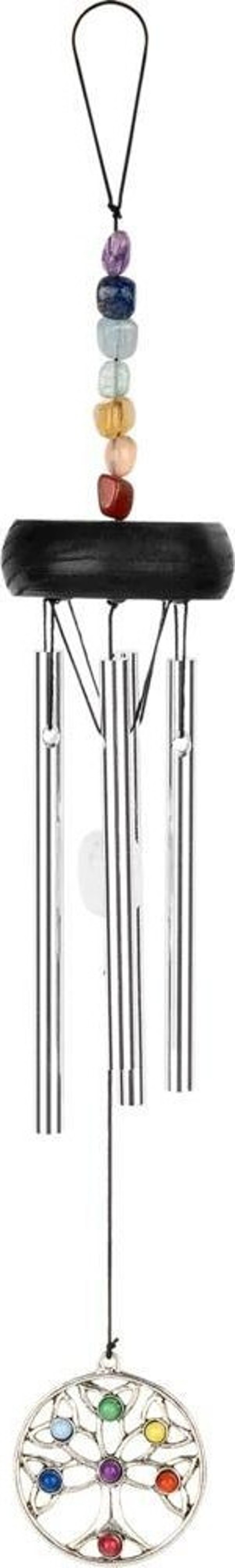 Sonic Energy TOLCC12MINI 12"/30cm Mini Chakra Chime (Tree Of Life Silver)