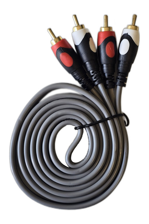 2 RCA 2 RCA Stereo Ses Kablosu 1.5m Amfi TV Hoparlör Ses Sistemi Bağlantı Kablosu