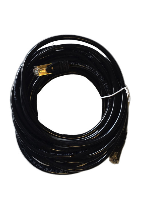 Cat7 Ethernet Kablosu 5m Gold RJ45 Yüksek Hızlı Lan İnternet Kablosu Siyah