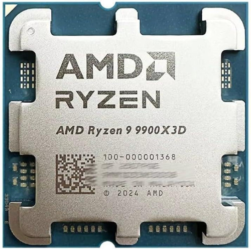 RYZEN 9 9900X3D 128MB 12çekirdekli O/B UHD AM5 170w Kutusuz+Fansız