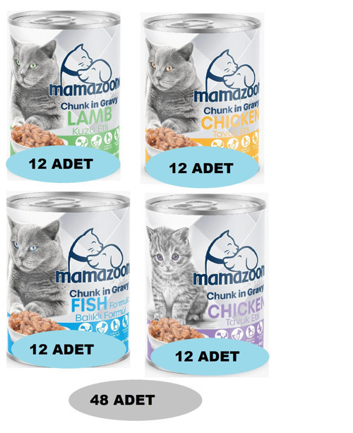 Karma Koli Kedi Mamaları 48 adet 01