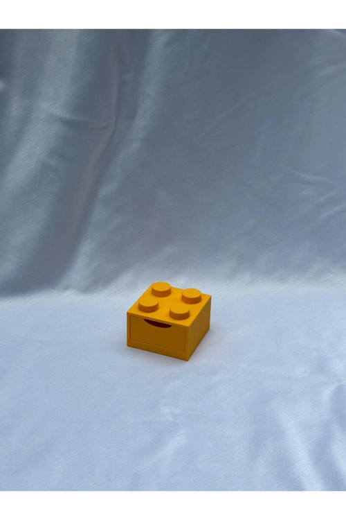 Lego Tasarımlı Çekmeceli Masaüstü Organizer / Saklama Kutusu Seti