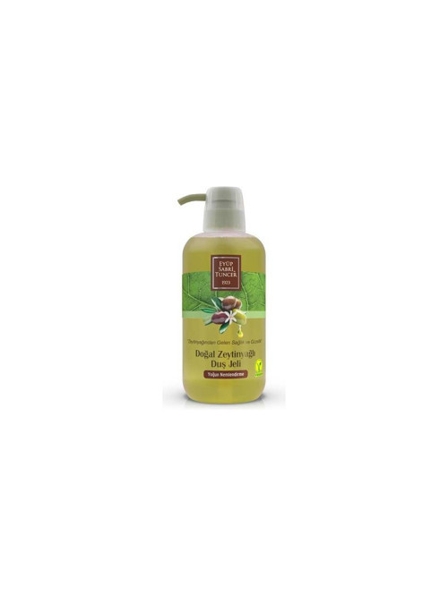 Doğal Zeytinyağlı Duş Jeli 600 ml – Yoğun Nemlendirme Sağlayan Vegan ve Glutensiz Formül