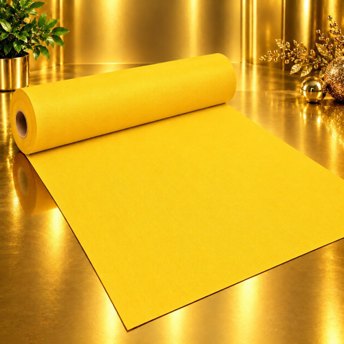 VIP 15 METRE SARI TELA KUMAŞ SARI ELYAF KUMAŞ SARI AVM NOEL YILBAŞI SÜSLEME KUMAŞI 70 CM GENİŞLİK