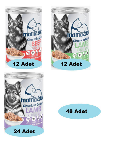 Köpek Karma Koli Maması 48 Adet 02