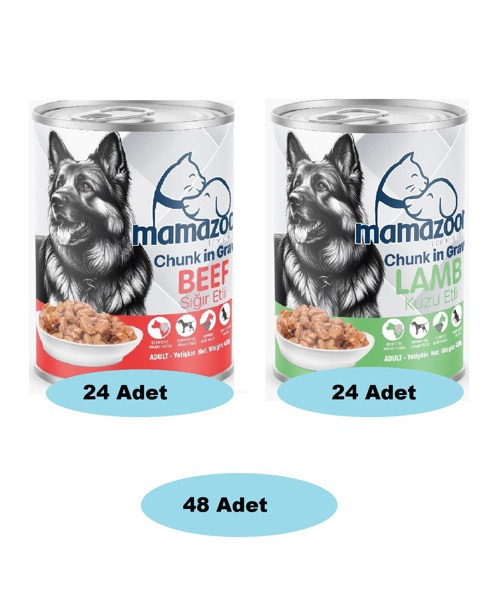 Yetişkin Köpek Karma Koli Maması 48 Adet