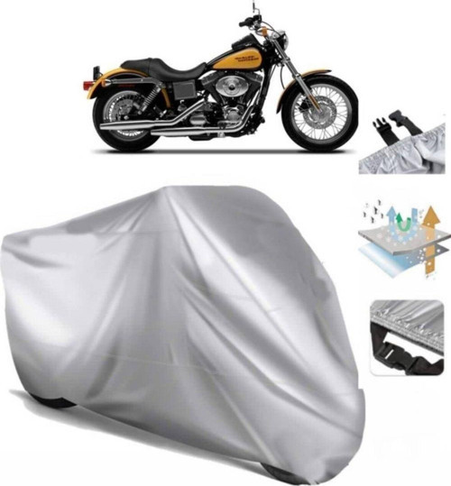 Dyna Low Rider Fxdlı Arka Çanta (Bağlantı Tokalı) Uyumlu Solarblock Motosiklet Brandası Örtüsü