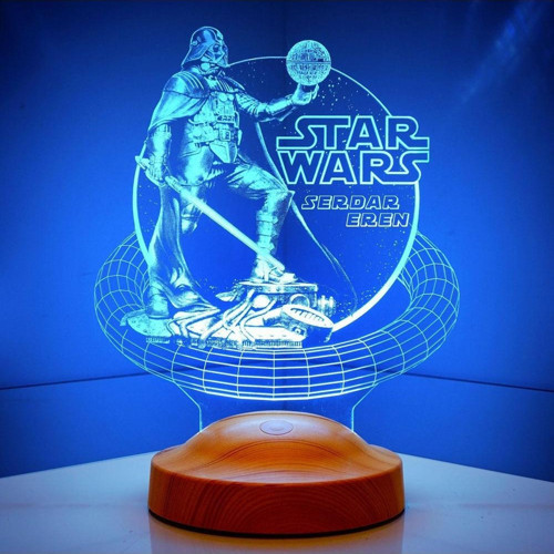 Star Wars Hediyesi Darth Vader, Star Wars Hayranına 3 Boyutlu Led Lamba