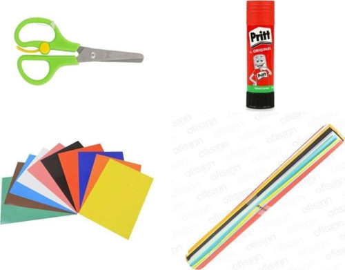 50X70 Fon Kartonu,20X30 El Işi Kağıdı,Büyük Boy Pritt 45 Gr,Makas K.S