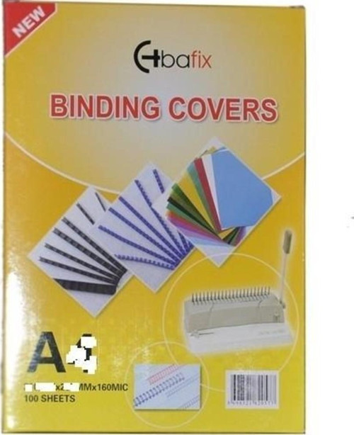 Cilt Kapağı Plastik Opak A3 160 Micron Kırmızı Cilt Kapağı (100 Lü Paket)
