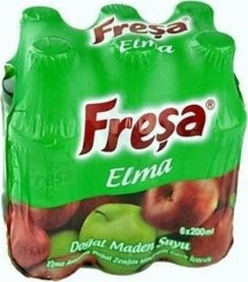Elma Aromalı Doğal Maden Suyu 6x200 ml. (4'lü)