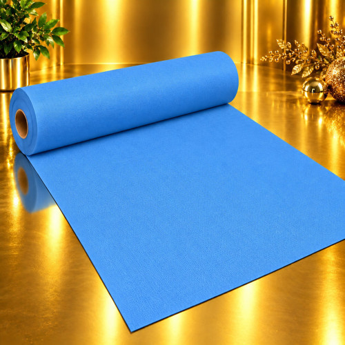 15 METRE AÇIK MAVİ TELA KUMAŞ AÇIK MAVİ ELYAF KUMAŞ NOEL YILBAŞI SÜSLEME KUMAŞI 70 CM GENİŞLİĞİNDE
