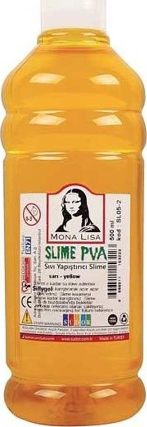 Monalisa Sıvı Yapıştırıcı Slime 500 ML Sarı Slaym