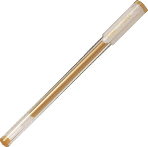 Choose 0.7 MM Altın Renkli Tükenmez Davetiye Kalemi (10 Lu Paket)