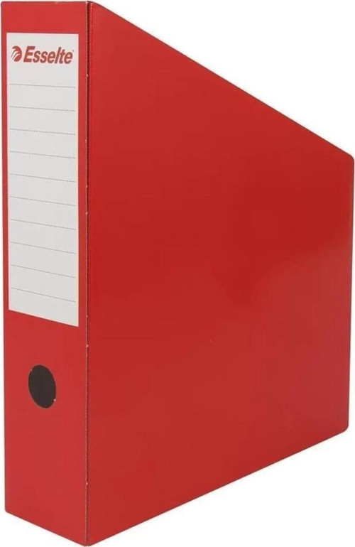 Karton Magazinlik Kutu Klasör 7.2 x 31.5 x 25 CM Kırmızı (6 Lı Paket)