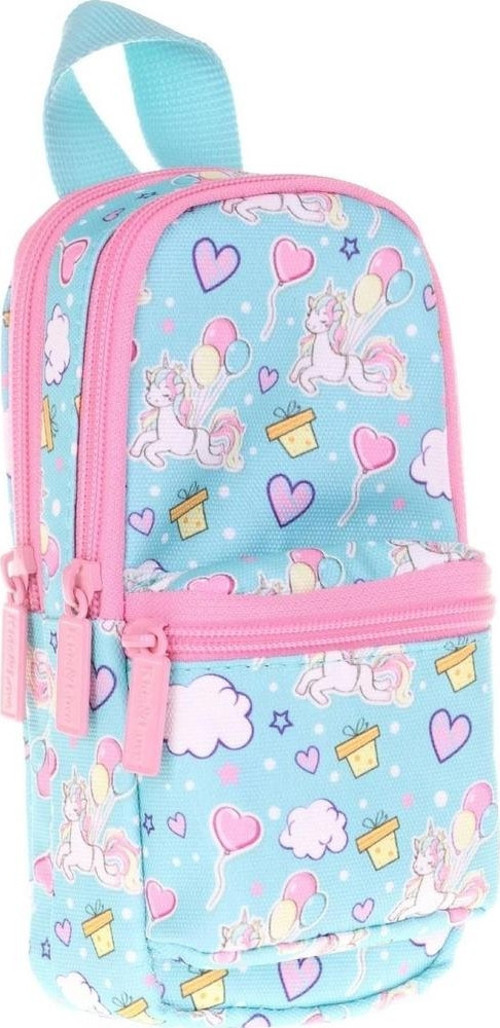 Natura Jınior Bag Üç Bölmeli Kalem Çantası Unicorn Ballon Kalemlik