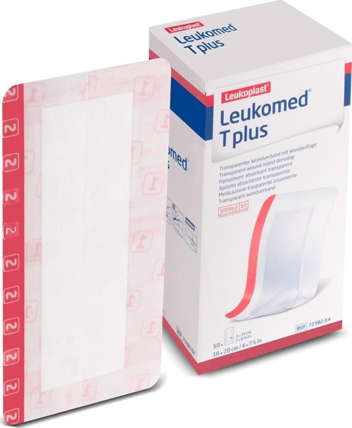 Leukomed T Plus Pedli Transparan Film Yara Örtüsü 10cm x 20cm 50'li