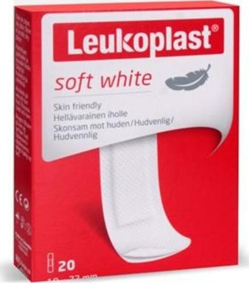 Soft White 19x72 mm 20 Adet Yara Bandı