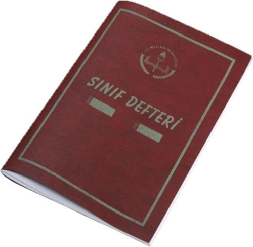 Sınıf Defteri Takvimli Plastik Kapak 1-2-3-4-5 Sınıflar İçin 390
