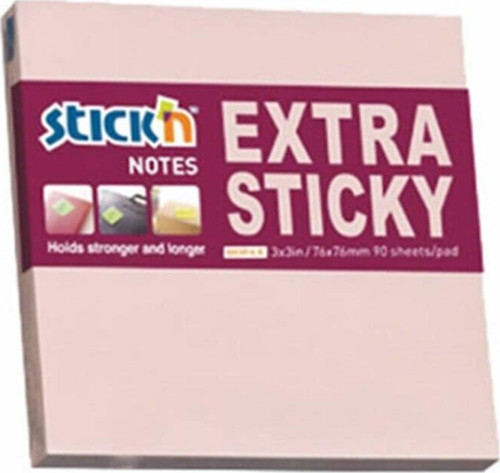 90 Yaprak 76 x 76 mm Stickn Ekstra Yapışkanlı Pastel Sarı Not Kağıdı