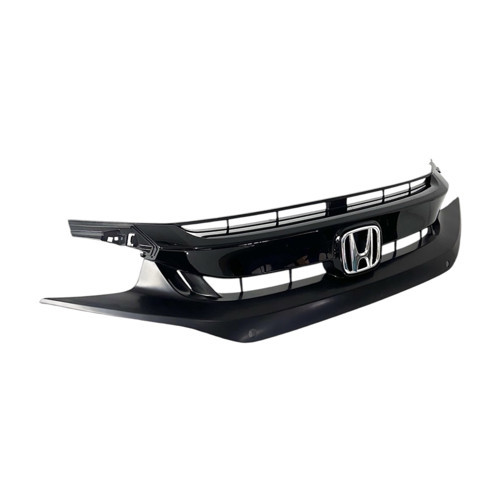 Panjur Honda Civic 2019-2021 (SİYAH, PARK SENSÖR DELİKLİ, ARMALI)