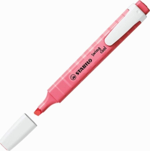 Fosforlu kalem Swing Cool Pastel Gül Pembe (10 Lu Paket)