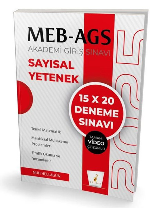 MEB - AGS Hazırlık Sayısal Yetenek 15 x 20 Tamamı Video Çözümlü Deneme Sınavı