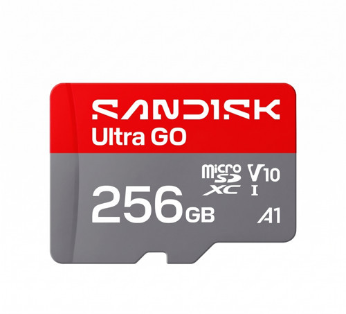 SANDISK Ultra Go SDSQUGN-256G-GN6MN UHS-I V10 Okuma 190MB/s 256 GB micro SD Kart