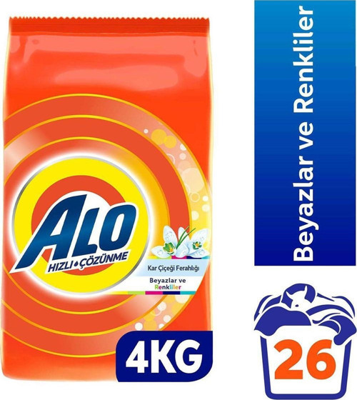 4 Kg Kar Çiçeği Ferahlğı Beyazlar Ve Renkliler Hızlı Çözülme Toz Deterjan