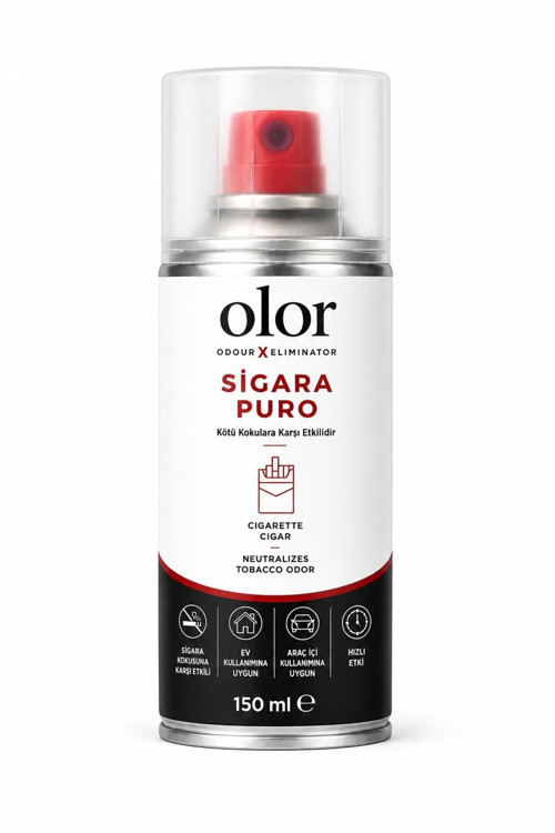 Sigara Puro Kötü Koku Giderici Sprey 150 Ml | Oda, Araç Ve Ortam Kokusu Giderici