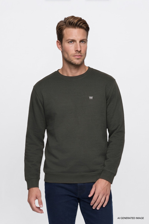 Pamuklu Selanik Regular Fit Erkek Sweatshirt W2620080801