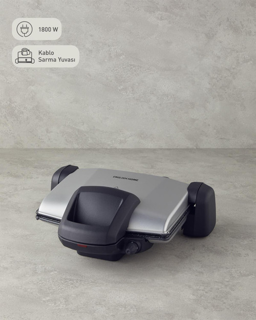 Tmk 5010 Çıkarılabilir Plakalı Tost Makinesi Siyah-Krom