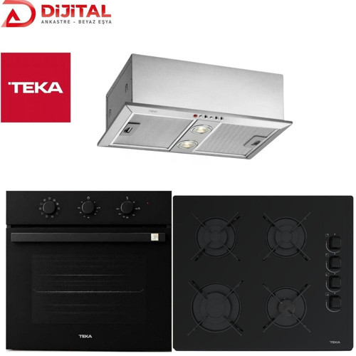 Ankastre Set Siyah (HBB 54500 BK- GBE 64002 BK -GFH 55)
