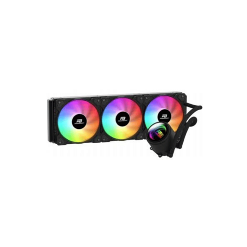 PB-LCS-CR360B CIRCLE SİYAH 360B RAINBOW FANLI LGA1700/AM5 UYUMLU 360MM CPU SIVI SOĞUTMA SİSTEMİ