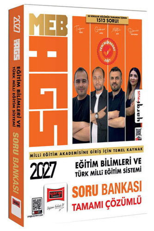 Yargı 2027 MEB-AGS Eğitim Bilimleri ve Türk Milli Eğitim Sistemi Tamamı Çözümlü Soru Bankası Yargı Y
