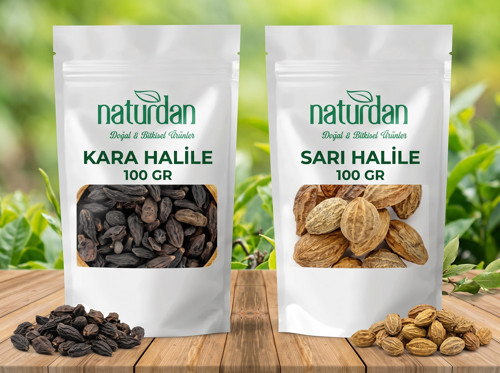 100 Gr Kara Halile + 100 Gr Sarı Halile ( İkili Set )