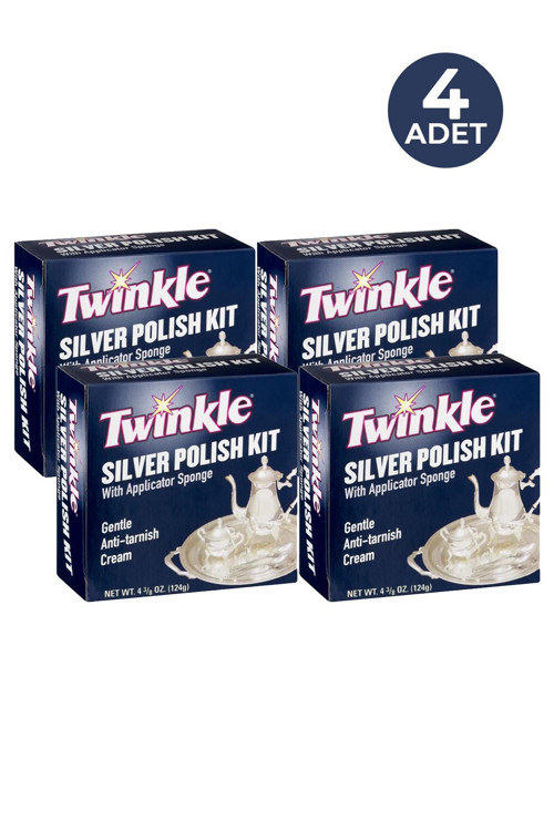 Silver Polish Kit Gümüş Parlatıcı Krem 124GR 4 Adet