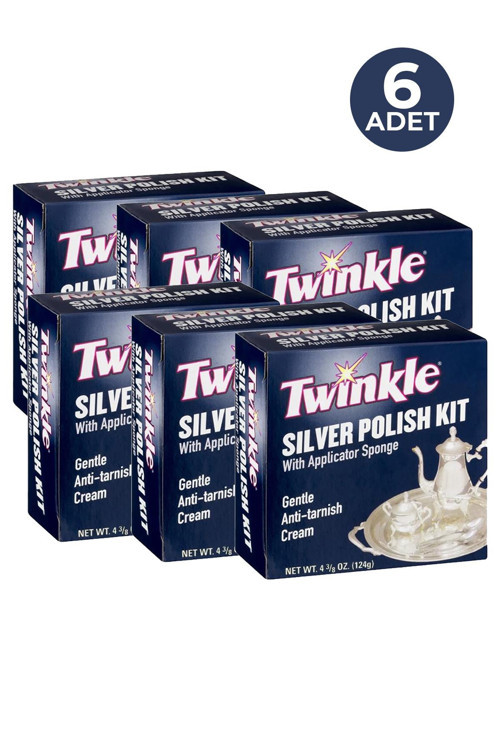 Silver Polish Kit Gümüş Parlatıcı Krem 124GR 6 Adet