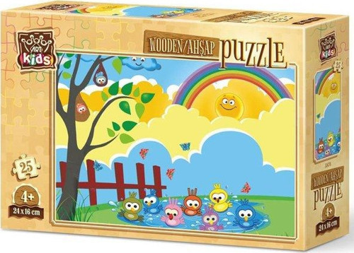 Banyo Zamanı 25 Parça Ahşap Puzzle 5874