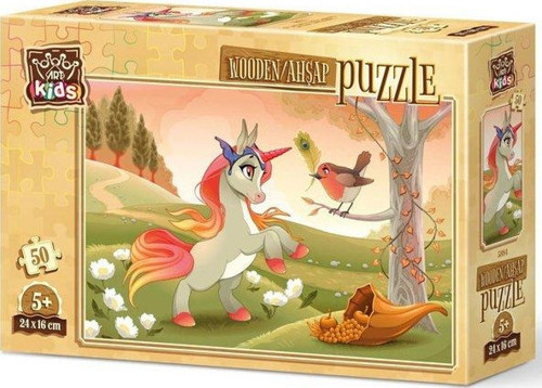 Şarkıcı Masum Pony 50 Parça Ahşap Puzzle 5884