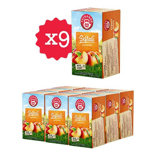 Şeftali Karışık Meyve Çayı x 9 Adet
