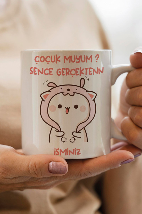 Sevgililer Günü Hediyesi Kişiye Özel Mood Baskılı Kupa Bardak //// Özel