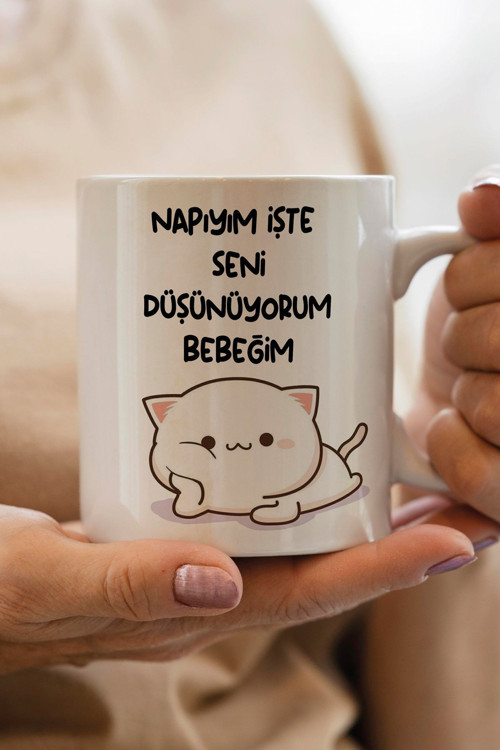 Sevgililer Günü Hediyesi Kişiye Özel Mood Baskılı Kupa Bardak //// Özel