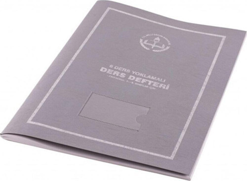 Ders Defteri Yoklamalı Ders Defteri 6 Ders Plastik Kapak 25x35 Cm