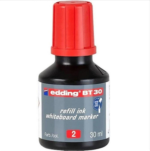 Tahta Kalem Mürekkebi Damlalıklı 30 ML Kırmızı 2 Li Beyaz Tahta Kalem Mürekkebi