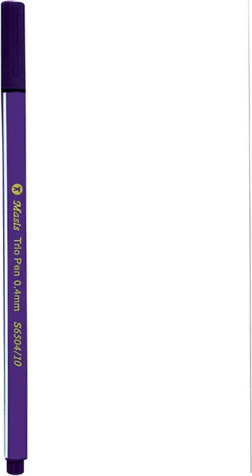 Keçe Uç Kalem Mor 10 Lu S6504-10 (1 Paket 10 Adet)