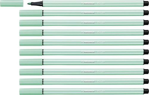 Keçe Uçlu Boya Kalemi 1 MM Buz Yeşili Keçeli Kalem (10 Lu Paket)